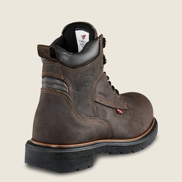 Red Wing Work Boots Dark Grey - Red Wing Mens Dynaforce® - 6-inch Insulated Waterproof Soft Toe - FR